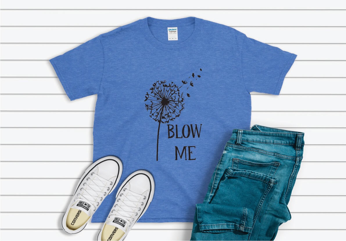 Blow Me Shirt - blue