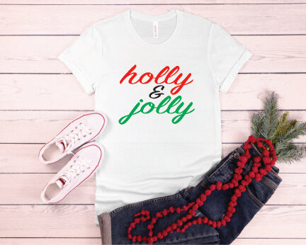 Holly & Jolly T-Shirt white