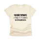 You Find it Funny I Find it Offensive Shirt - cream