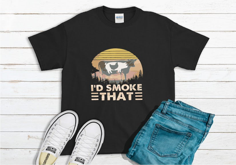 I’d Smoke That Shirt - black