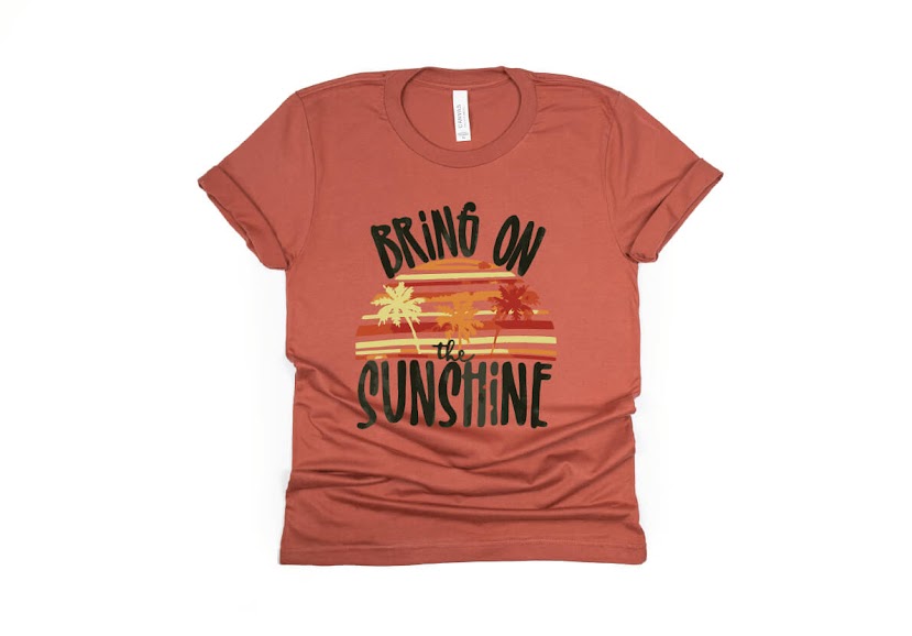 Bring on the Sunshine Shirt - rust
