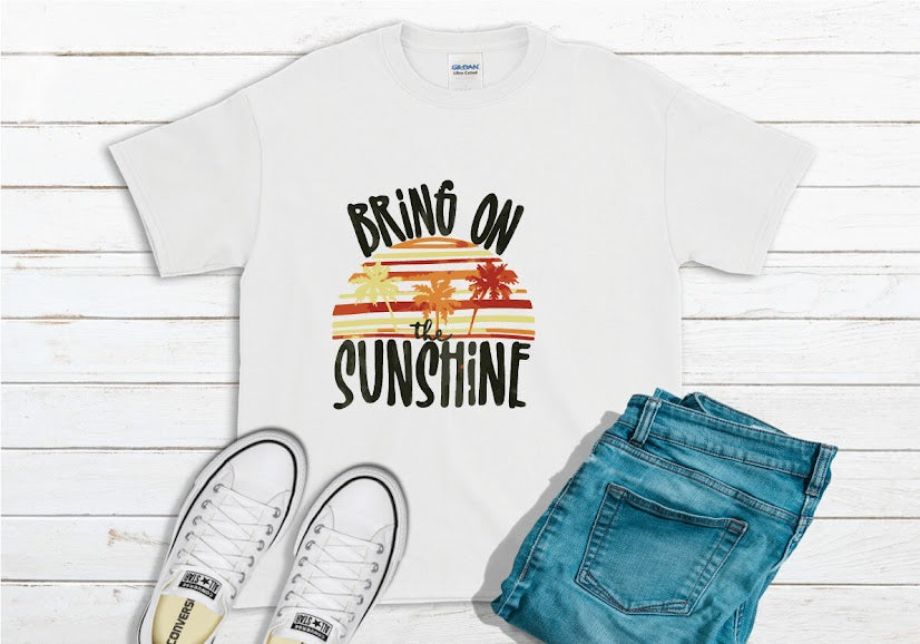 Bring on the Sunshine Shirt - white