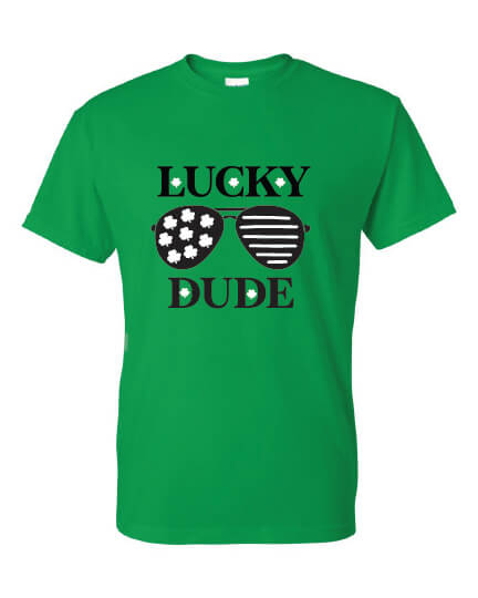 Lucky Dude T-Shirt green