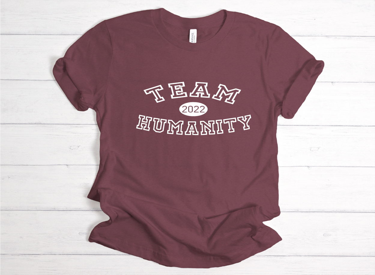 Team Humanity Shirt - maroon