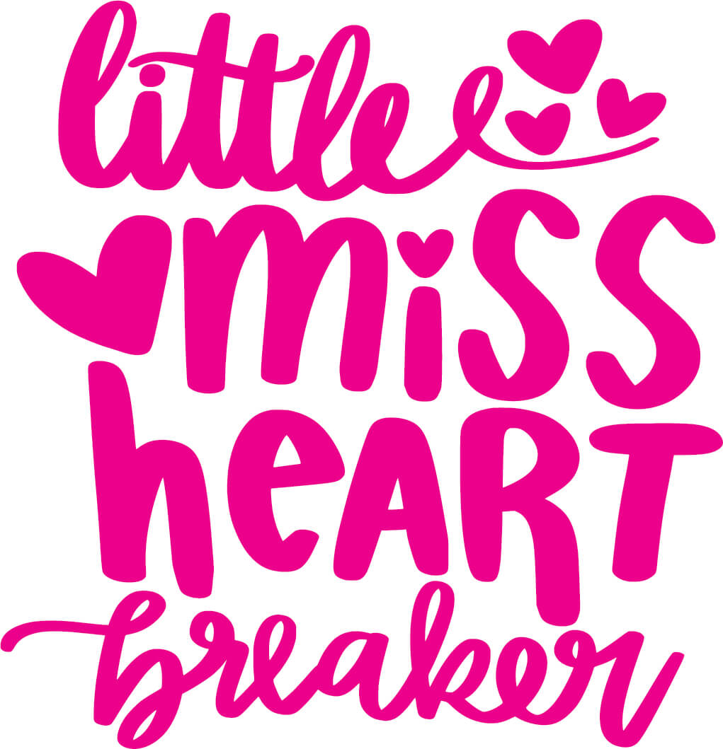 Little Miss Heart Breaker Transfer
