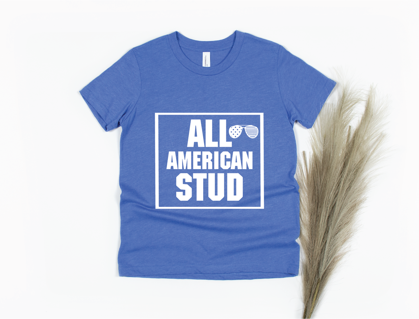 All-American Stud, Boys Shirt - blue
