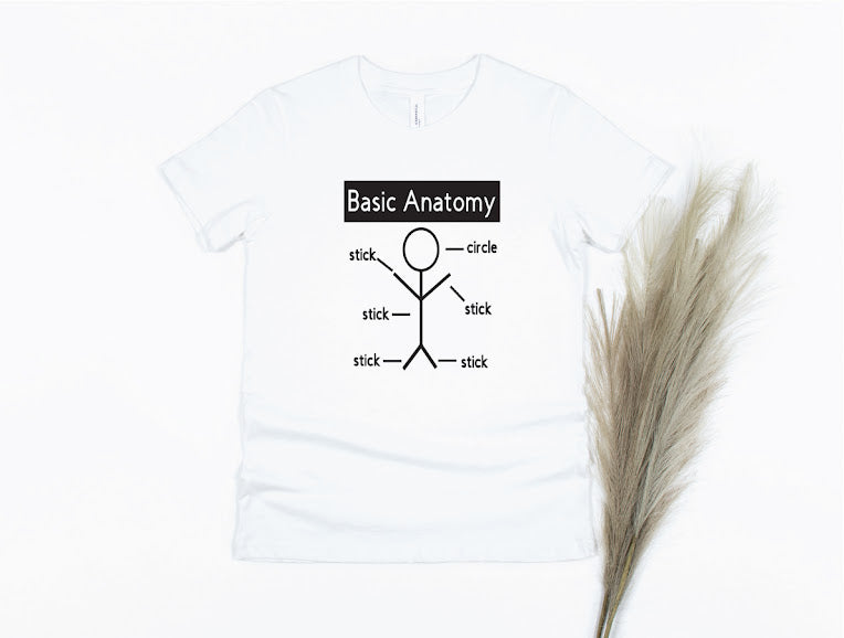 Basic Anatomy Shirt - white