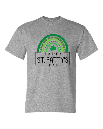 Happy St. Patty's Day T-Shirt gray