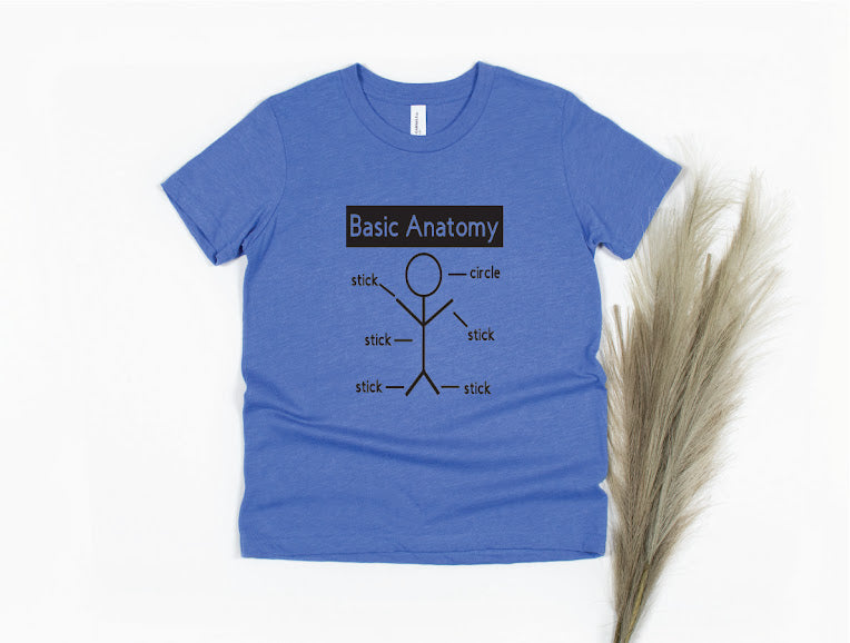 Basic Anatomy Shirt - blue