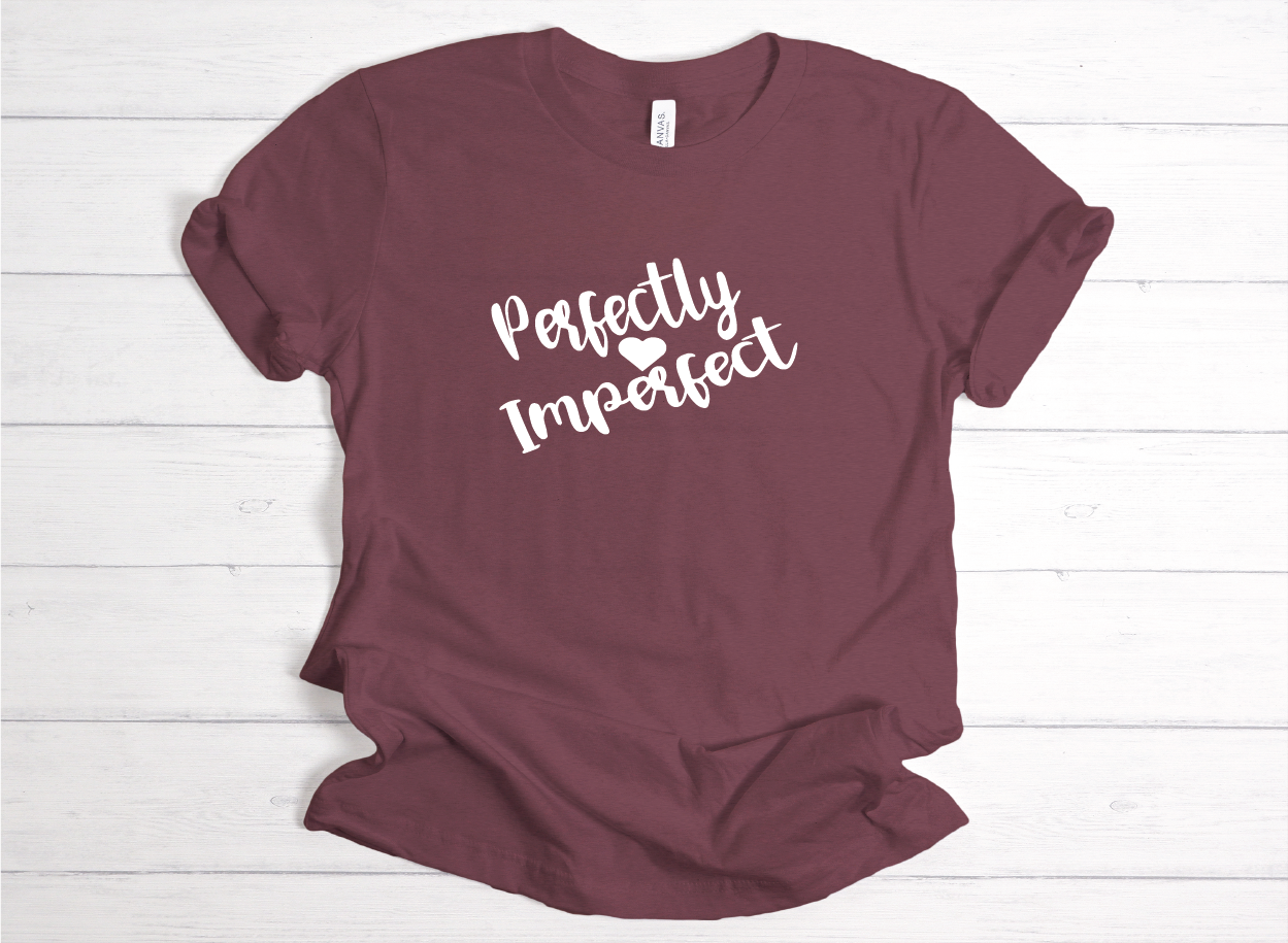 Perfectly Imperfect Shirt - maroon
