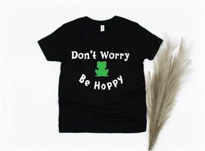 Don't Worry Be Hoppy Shirt - black
