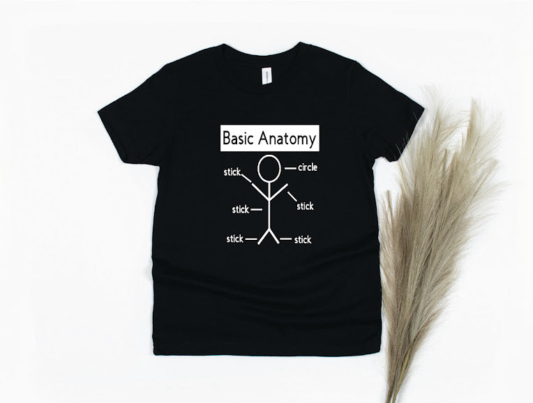 Basic Anatomy Shirt - black