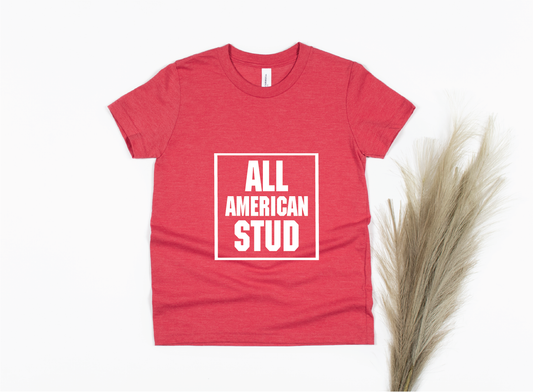 All American Stud Shirt - red