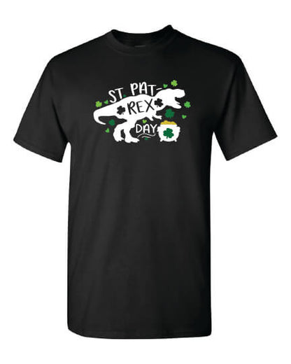St. PatREX's Day T-Shirt black