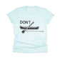Don't Be a Douche Canoe Shirt - light blue