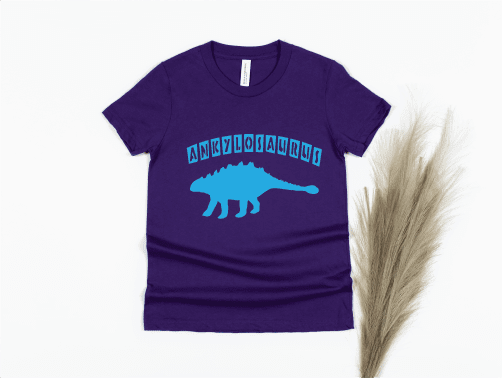 Ankylsaurus Shirt - purple