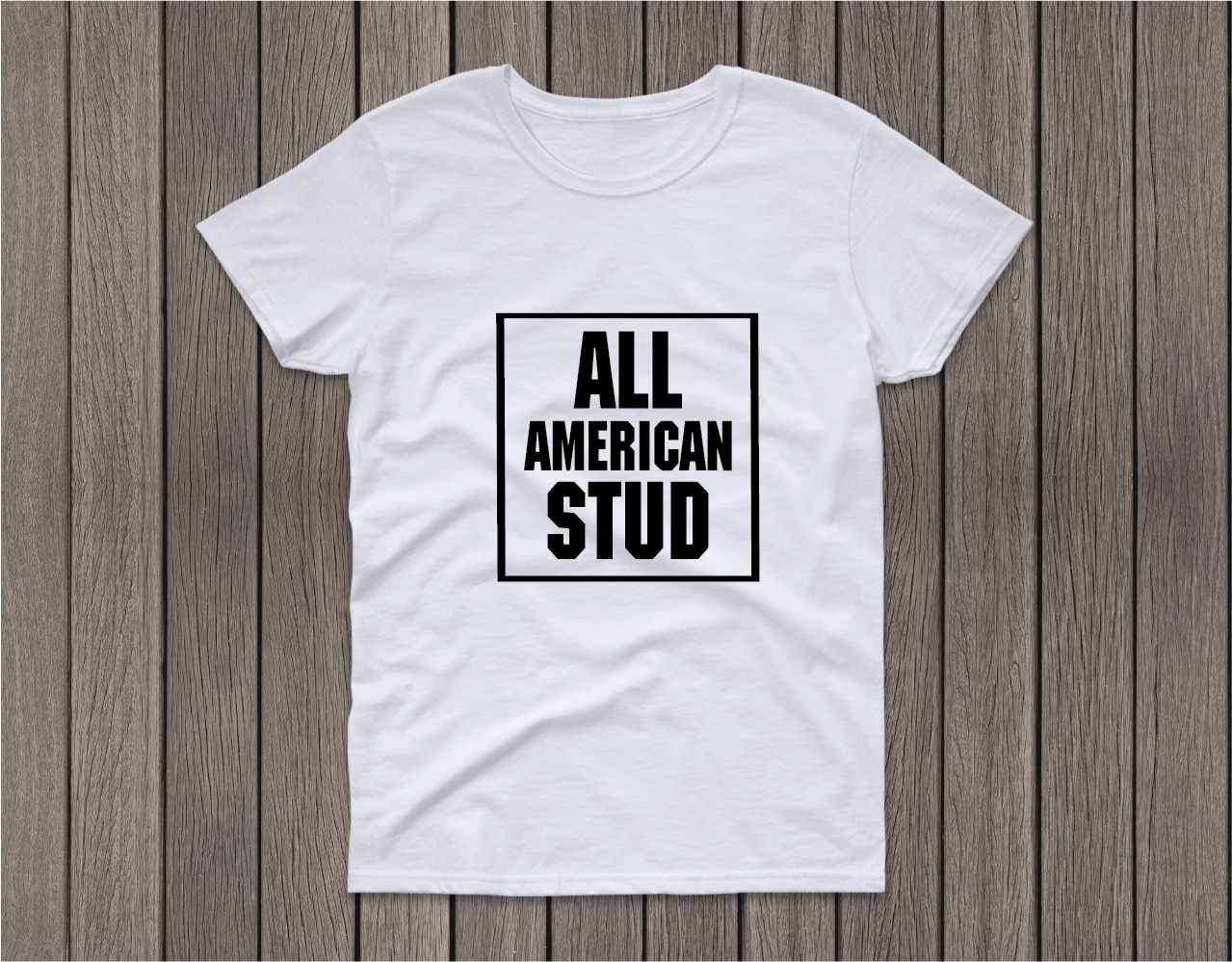 All American Stud Shirt - white