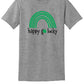 Happy Go Lucky Rainbow T-Shirt gray