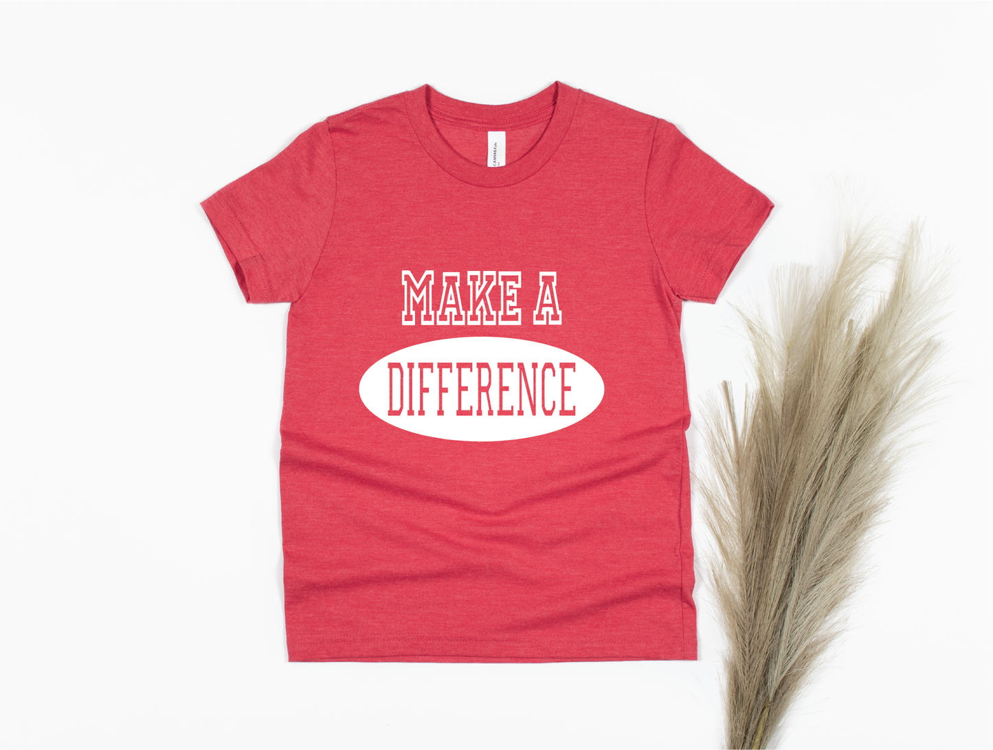 Make a Difference Shirt - red