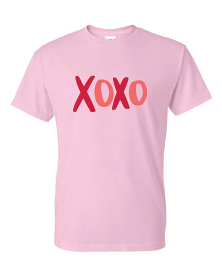 XOXO t-shirt pink