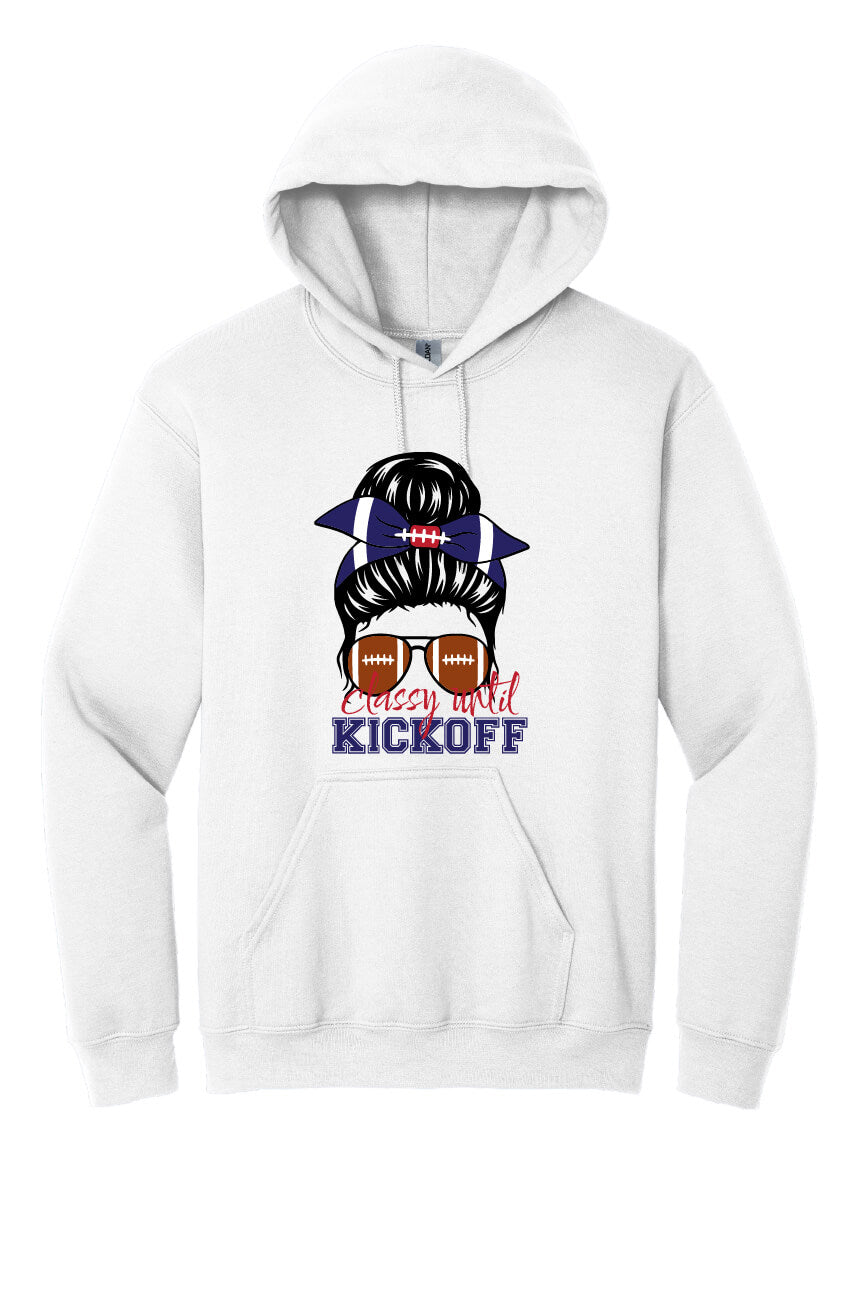 Classy till Kickoff Hoodie white