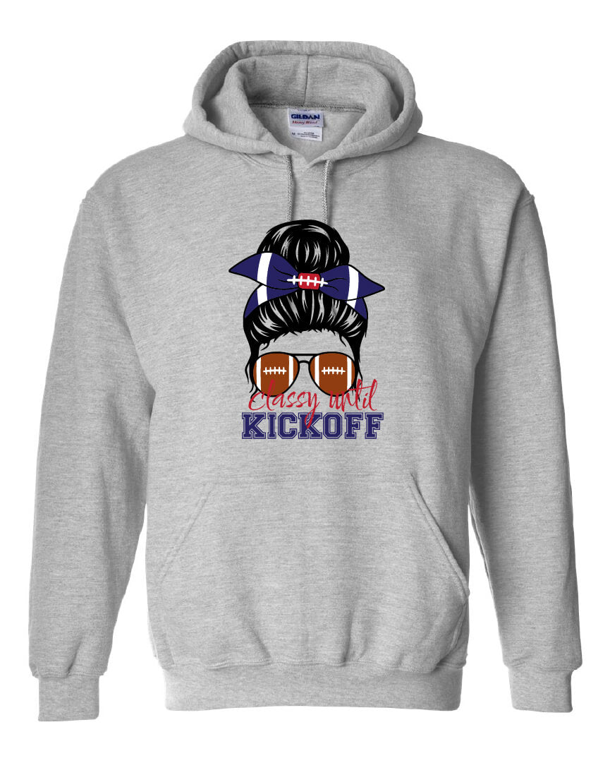 Classy till Kickoff Hoodie gray